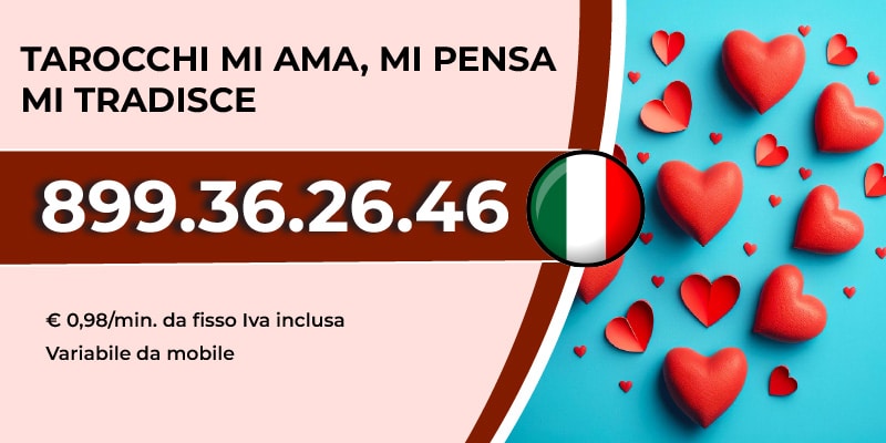 tarocchi mi ama mi pensa mi tradisce