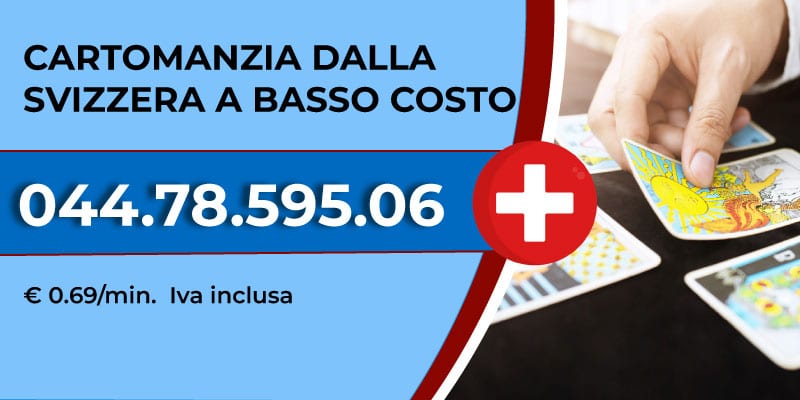 cartomanzia per la svizzera a 0,69 centesimi